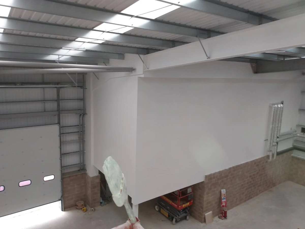 interior-commercial-warehouse-painted-interior-space-preston-rose-decor interior commercial warehouse painted interior space preston rose decor 1