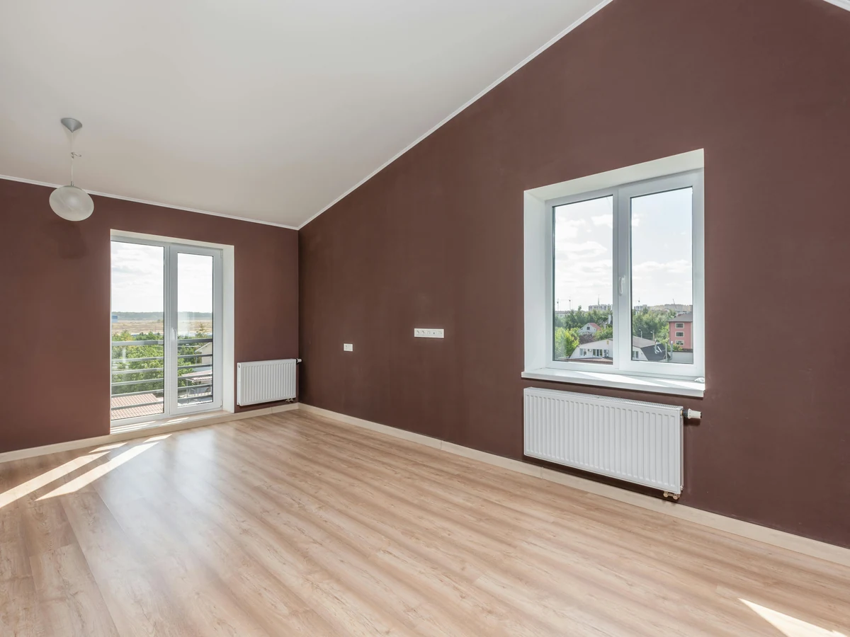 interior painting deep chocolate brown walls white ceiling contrast fresh room preston rose decor