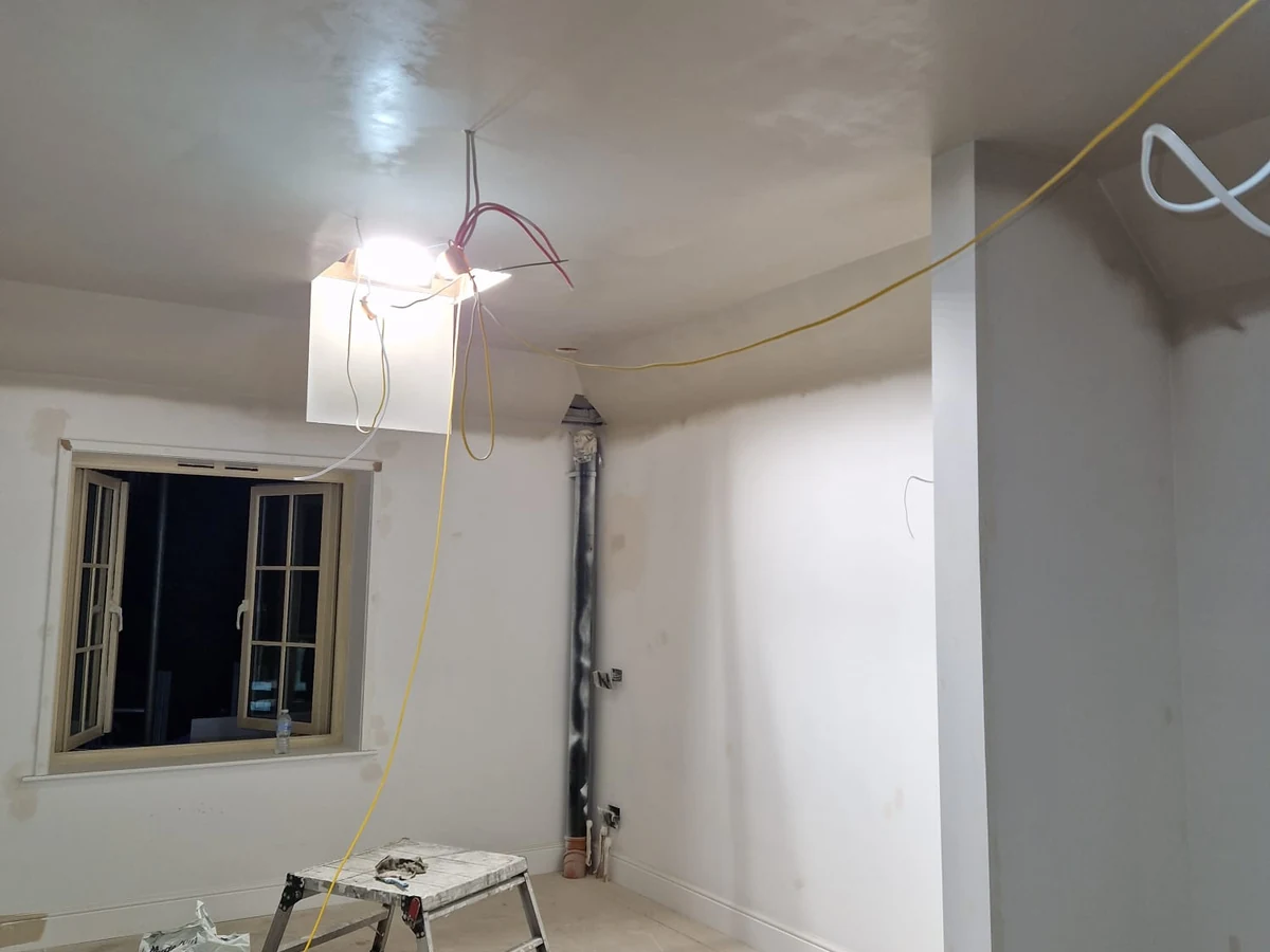 interior staircase painting painted railings gold trim preston rose decor 1